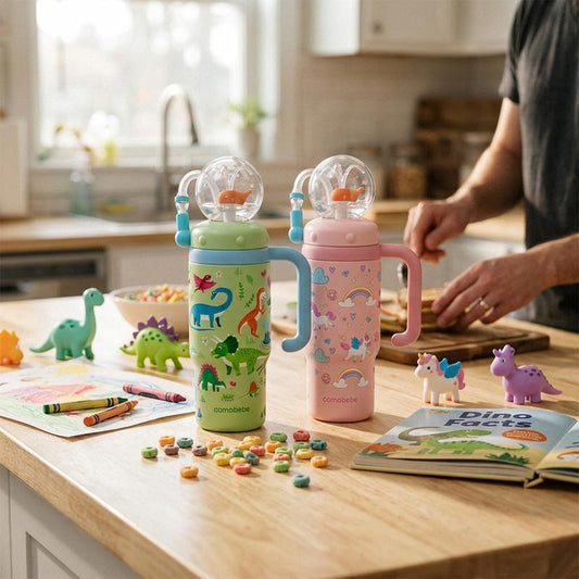 Como bebe Insulated Whale Fountain Sippy Cup