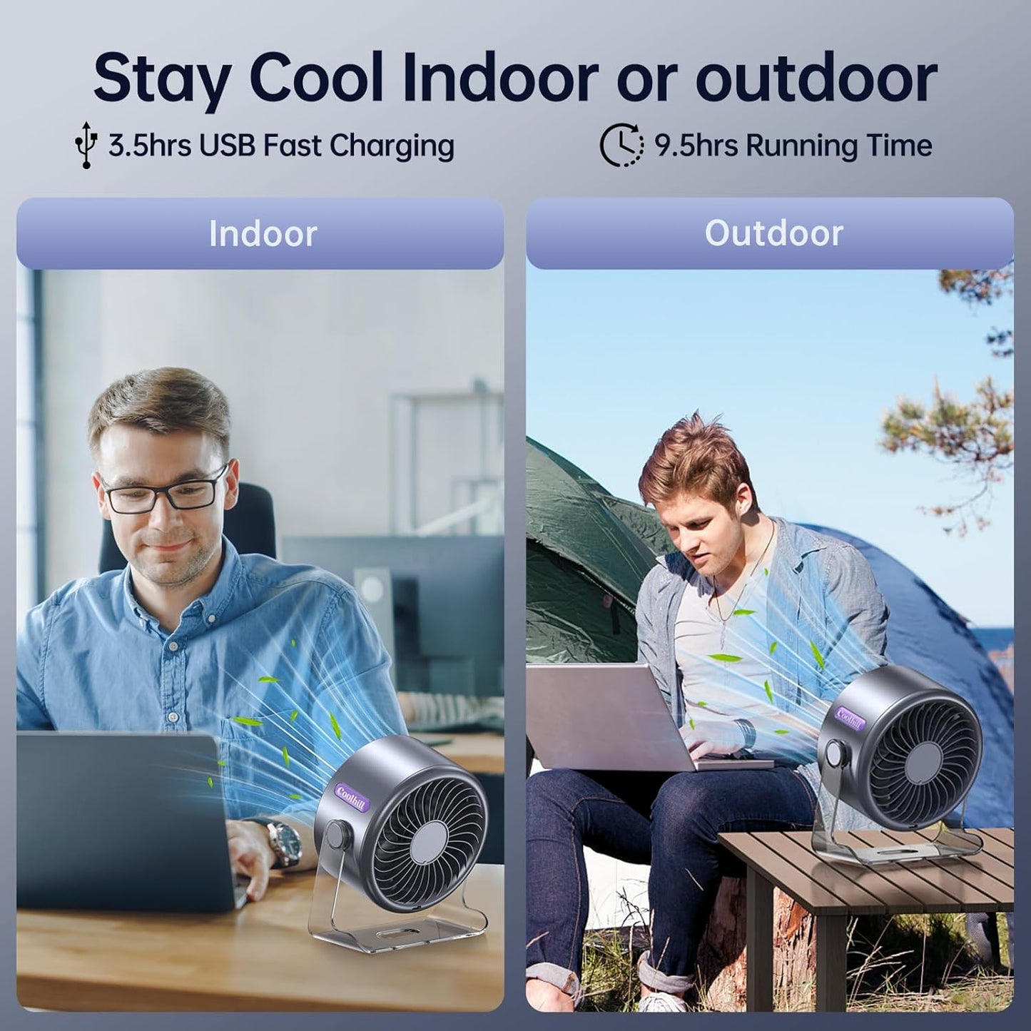 Portable Desktop Turbo Fan